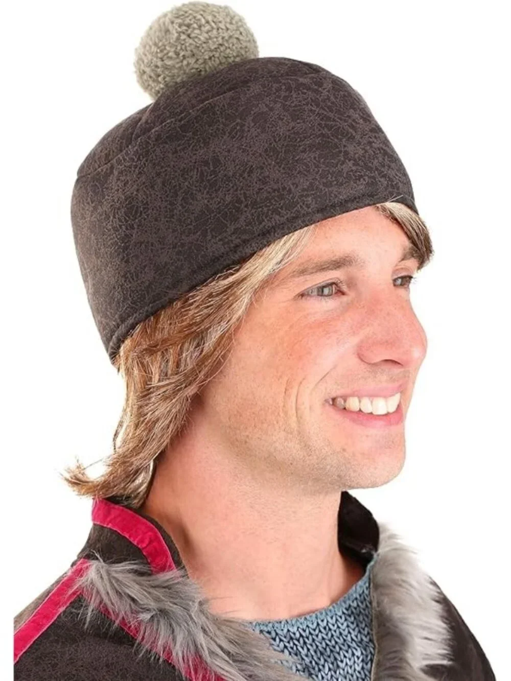 Disney Frozen Kristoff Deluxe Costume Prince Disguise Halloween Adult Mens L/XL